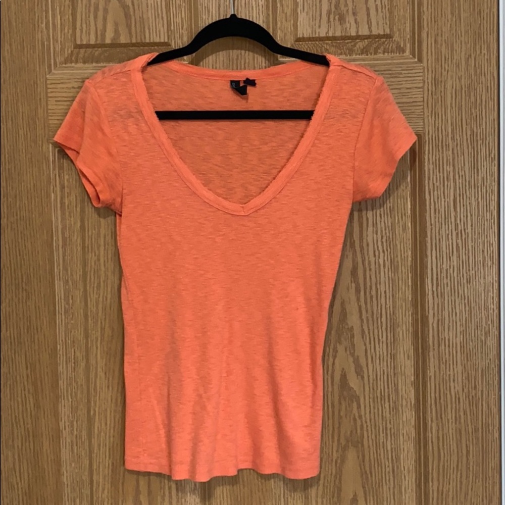 Cynthia Rowley coral tee